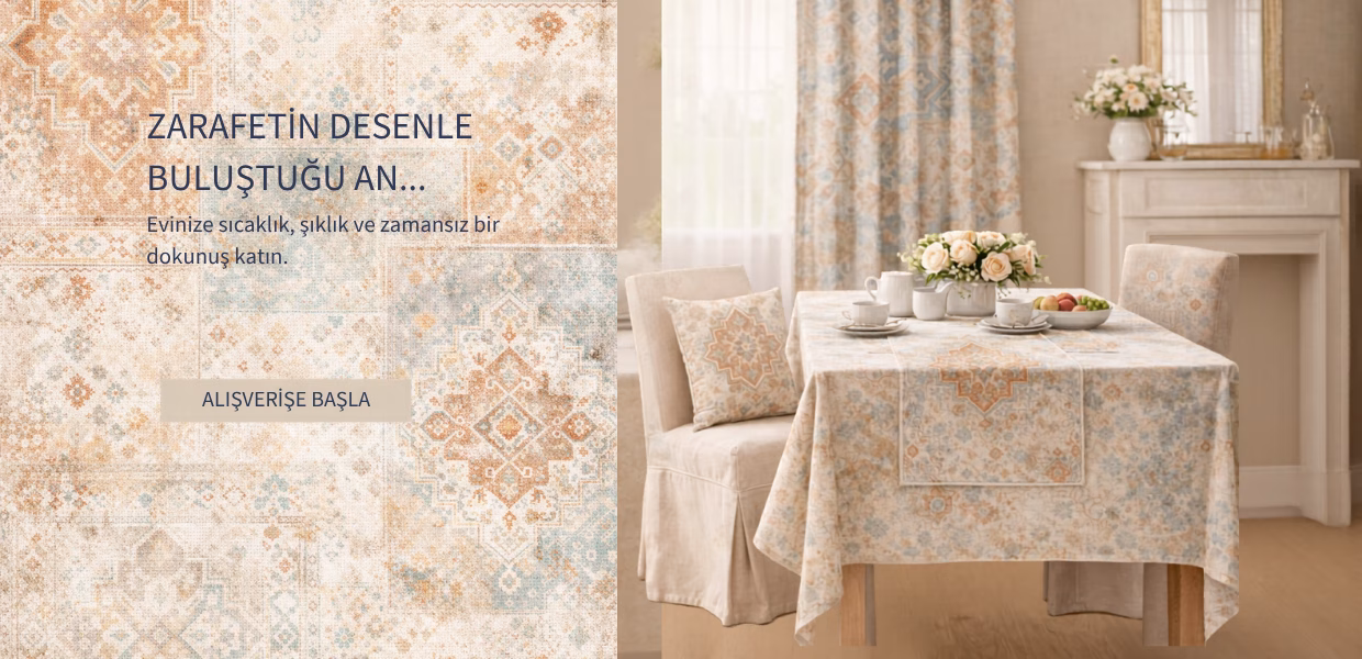 Patchwork dijital baskı masa örtüsü, perde, kırlent, runner